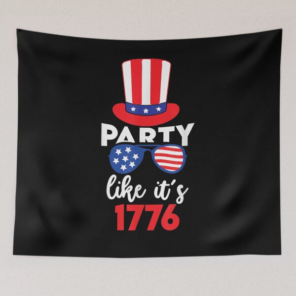 Item preview, Party Like 1776 4th Of July Usa American Flag Men Women  designed and sold by sheilase.