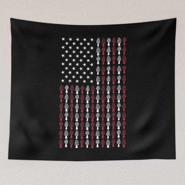 Item preview, Morel Mushroom Hunter Fungi USA 4th Of July Morels designed and sold by DSWShirts.