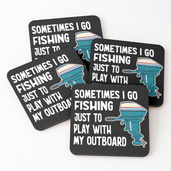Item preview, Funny Vintage Outboard Motor Fishing and Boating designed and sold by Huhnerdieb Apparel.