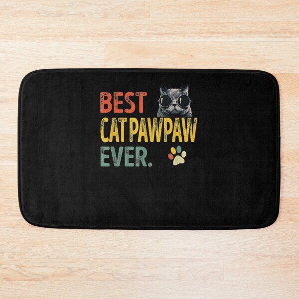 Item preview, Mens Vintage Best Cat Pawpaw Ever Retro Cat Daddy Father Gift  designed and sold by sheilase.