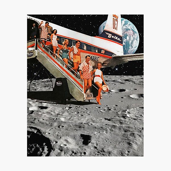 Moon Landing Photographic Print