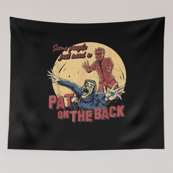 Item preview, Some People Just Need A Pat On The Back Funny Vintage  designed and sold by sheilase.