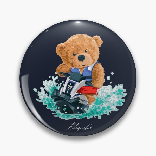 Item preview, Cute Bear jetskiiing - Adograble Jetski designed and sold by Adograble.