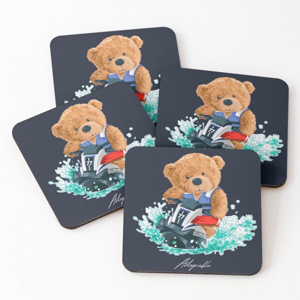 Item preview, Cute Bear jetskiiing - Adograble Jetski designed and sold by Adograble.