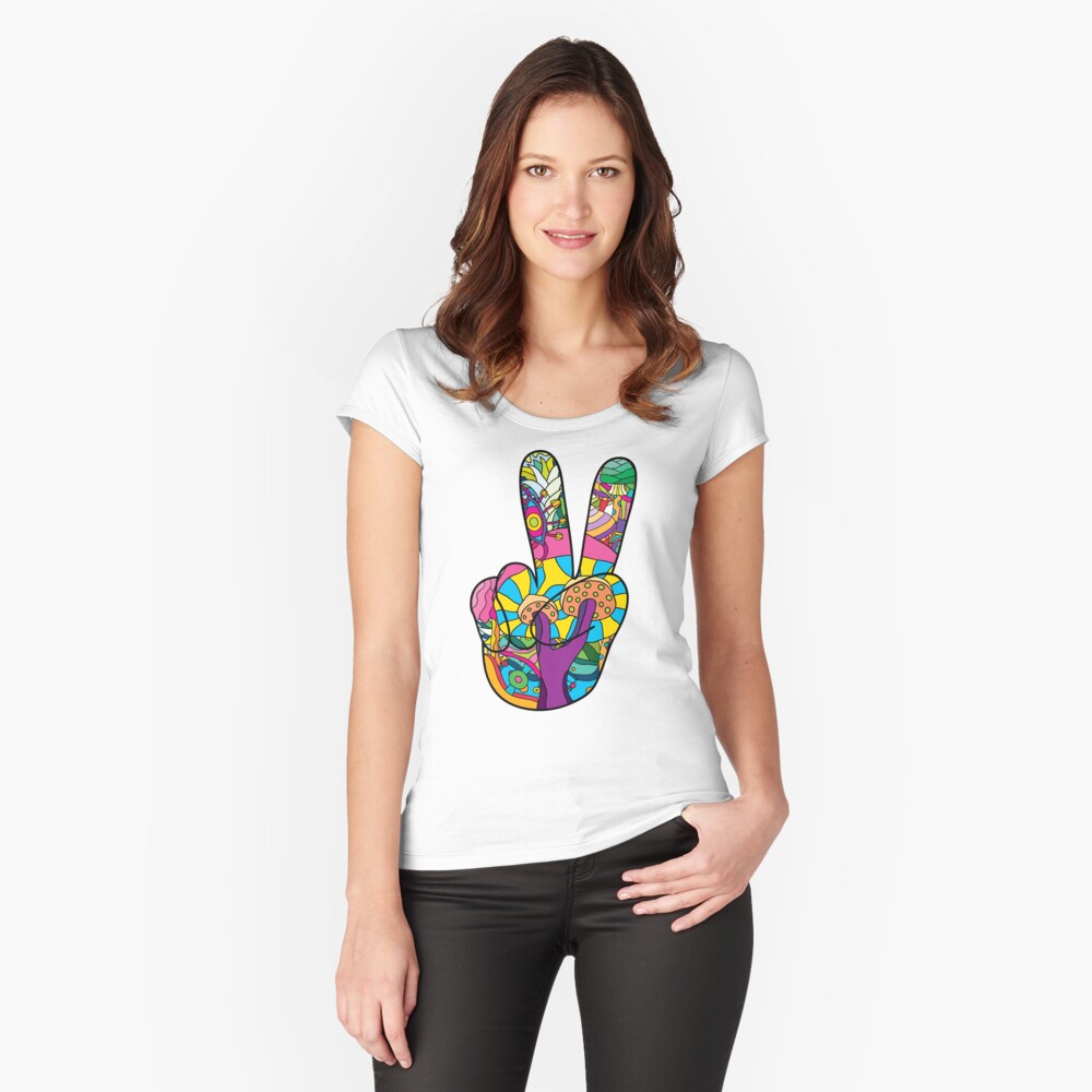 Item preview, Fitted Scoop T-Shirt designed and sold by grebenru.
