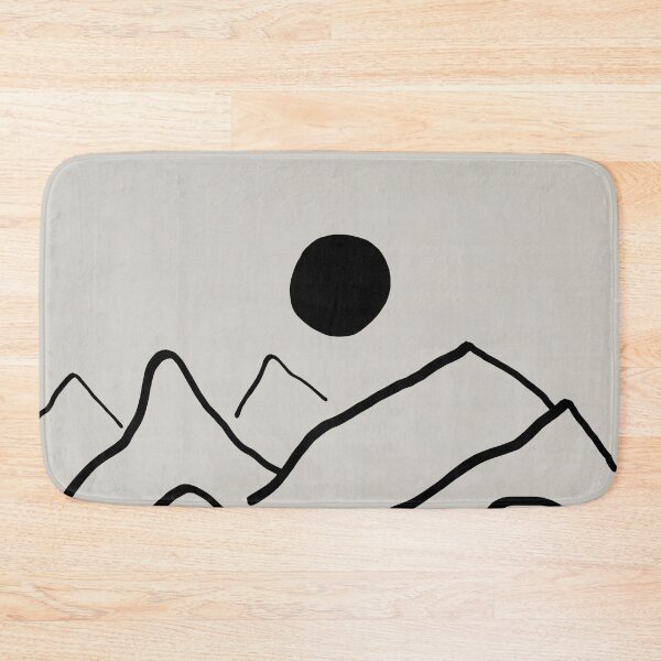 Item preview, Scenery black & white simple drawing designed and sold by KennyLucky.
