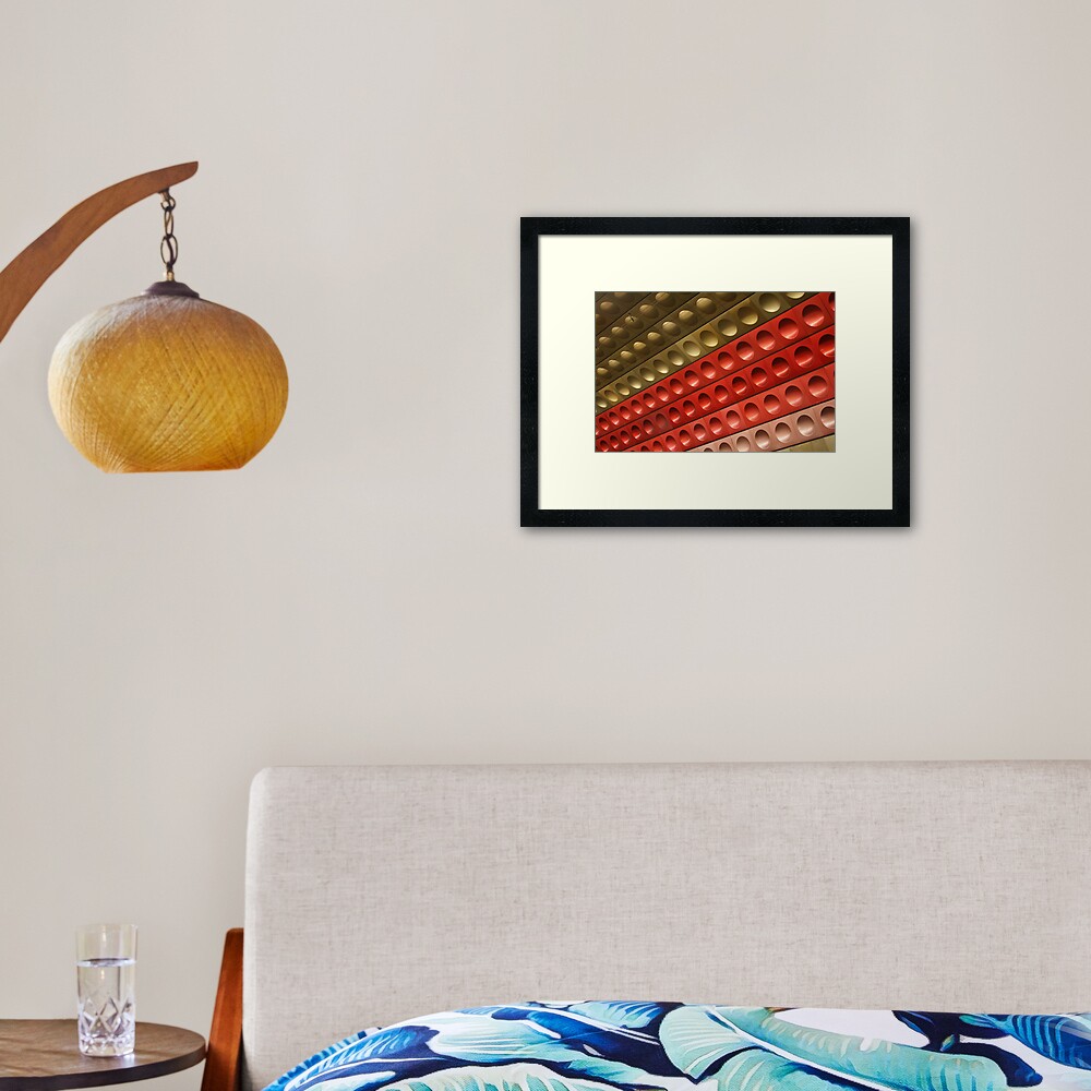Disco Dots Framed Art Print