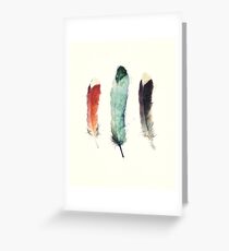 Feathers Greeting Card