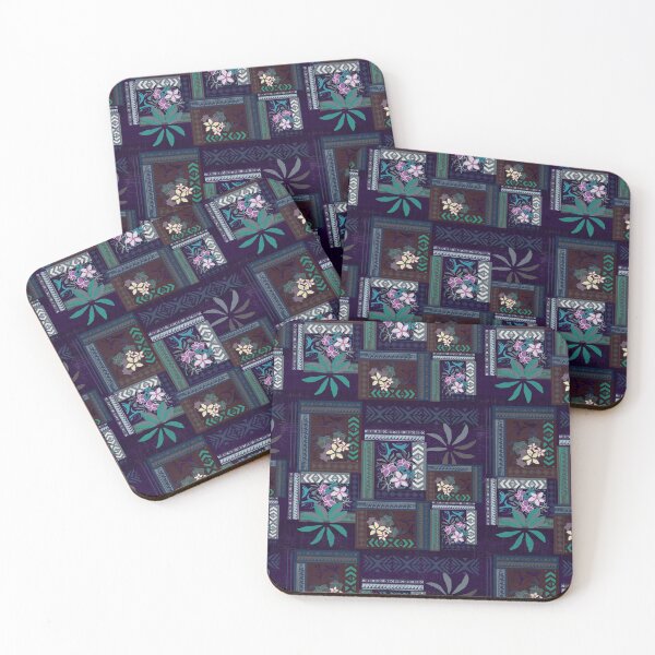 Artikelvorschau, Polynesisch - Samoanisches Tapa ArtBoard Patchwork entworfen und verkauft von sunnthreads.