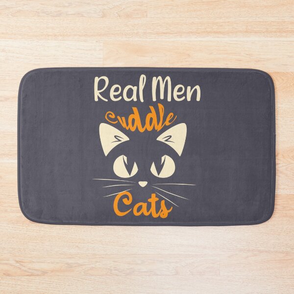 Item preview, Real men cuddle cats, Funny Cats Lover Gift  designed and sold by Amirebdesign.