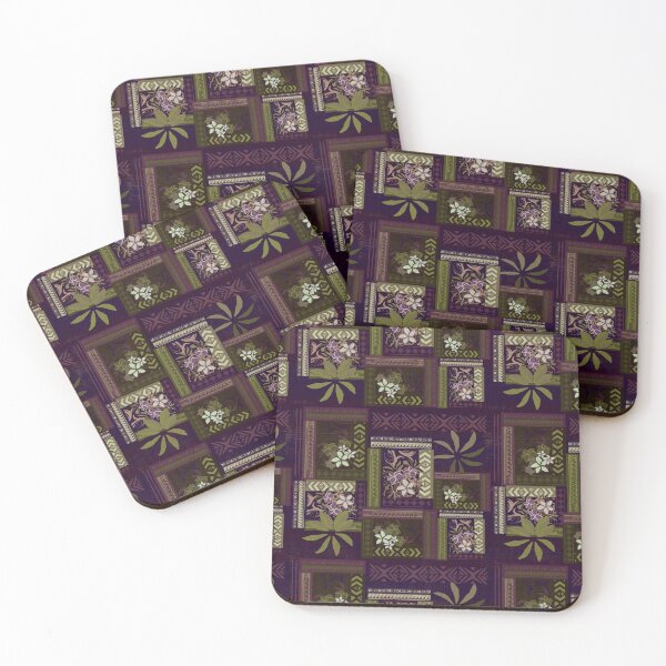 Artikelvorschau, Polynesisch-samoanisches Tapa-Artboard-Patchwork entworfen und verkauft von sunnthreads.