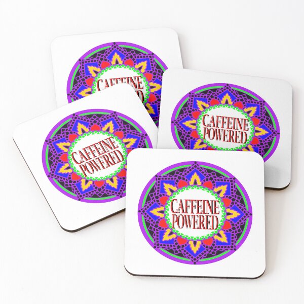 Item preview, CAFFEINE POWERED MANDALA 2 designed and sold by EdwardMonet.