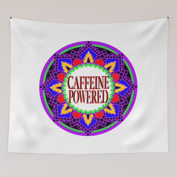 Item preview, CAFFEINE POWERED MANDALA 2 designed and sold by EdwardMonet.