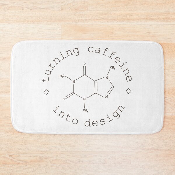 Item preview, Turning Caffeine into design hand drawn caffeine molecule designed and sold by plammi.