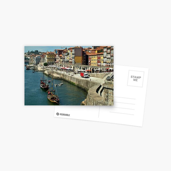Porto - Douro river Postcard
