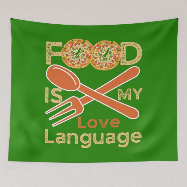 Item preview,  food is my love language designed and sold by Eman4design.