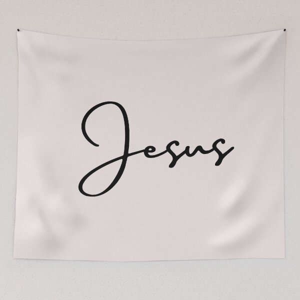 Item preview, Vintage Jesus Cursive Typography  designed and sold by garniturex.