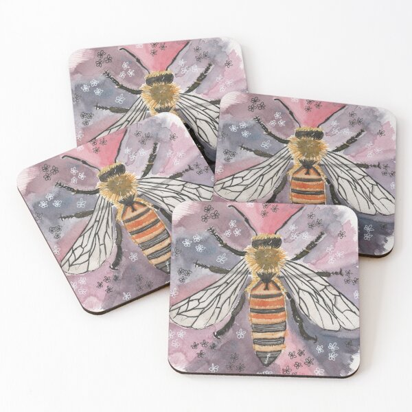 Item preview, Bee in purple designed and sold by Charlotsart .