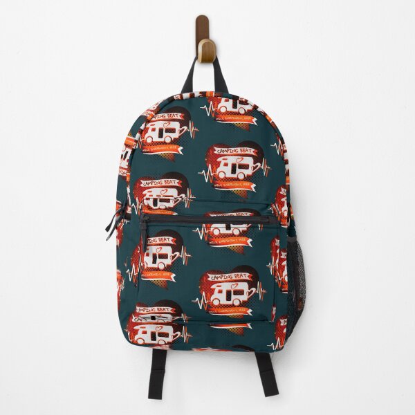 Item preview, CAMPING BEAT - RV Heartbeat - Orange Style designed and sold by REENS_PHOTOS.