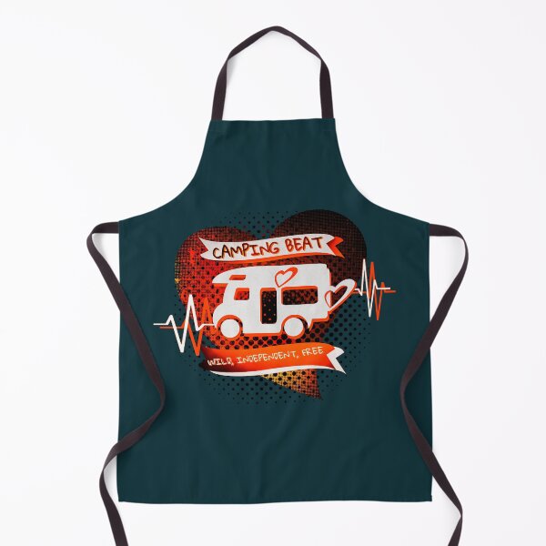Item preview, CAMPING BEAT - RV Heartbeat - Orange Style designed and sold by REENS_PHOTOS.