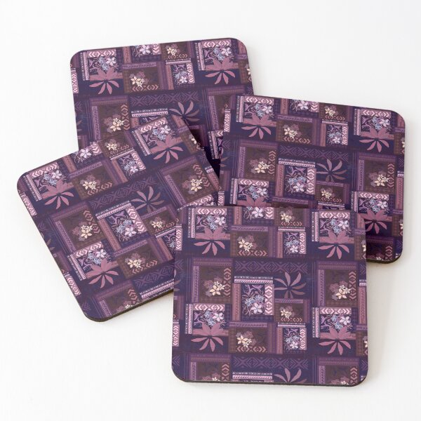 Artikelvorschau, Poly – samoanisches Tapa-Kunst-Patchwork-Muster entworfen und verkauft von sunnthreads.