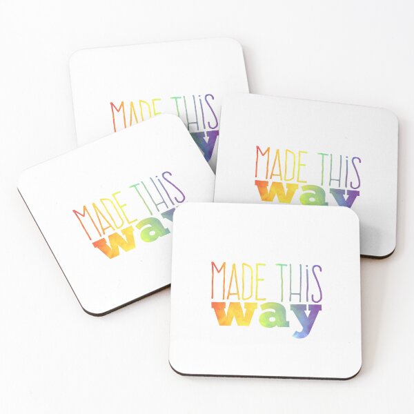 Item preview, Made This Way wording in rainbow colours designed and sold by Tinaholleyart.
