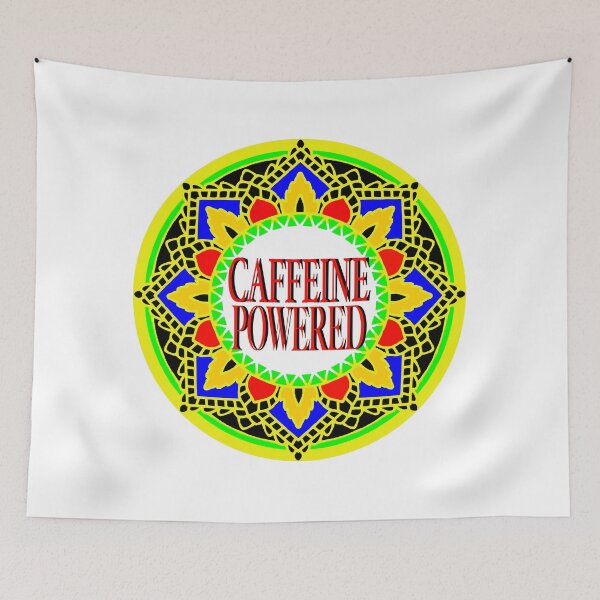 Item preview, Copy of CAFFEINE POWERED MANDALA  5 designed and sold by EdwardMonet.