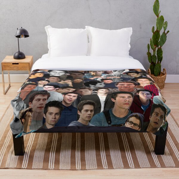 Dylan o'brien collage Throw Blanket