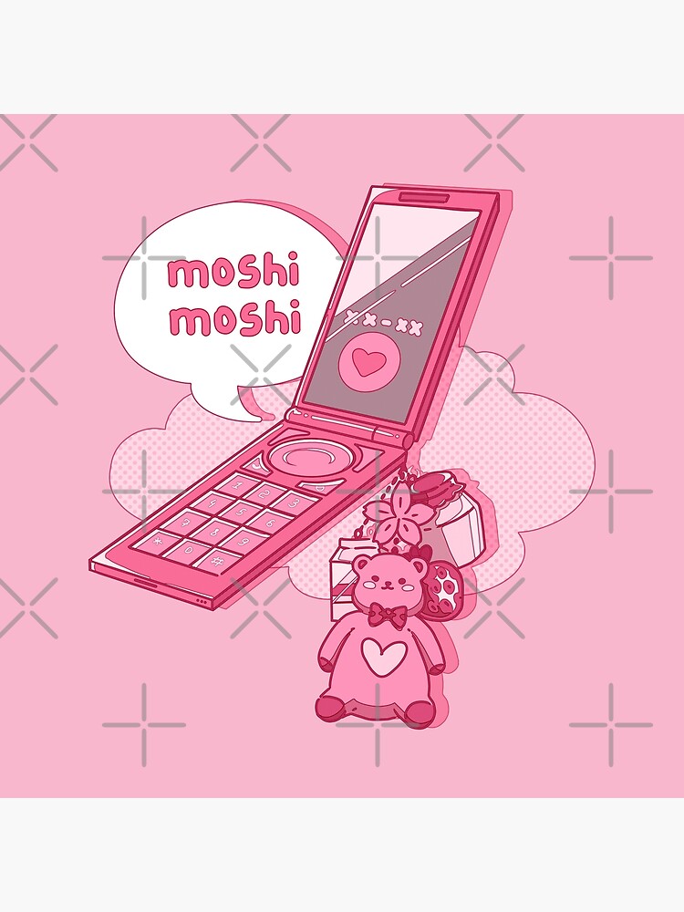 The kawaii japanese flip phone - Phone - Tapestry