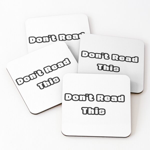 Item preview, Dont Read designed and sold by Yabya.