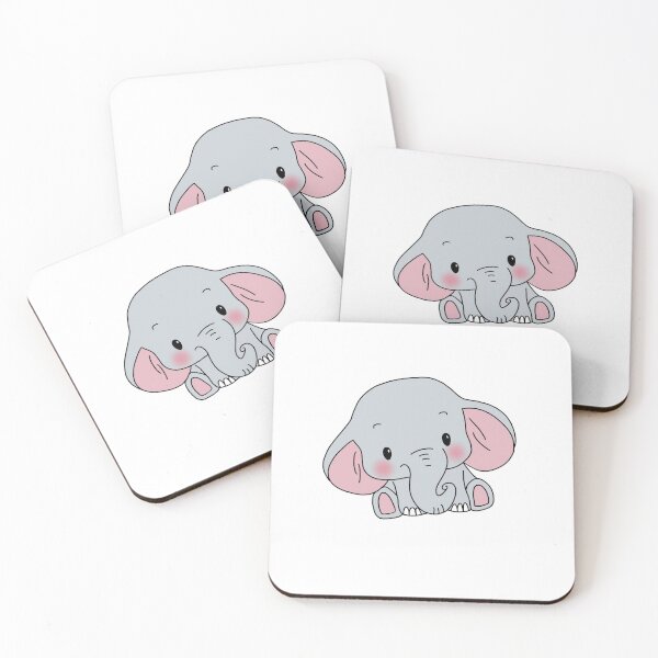 Item preview, Cute gray elephant designed and sold by Lavenna.
