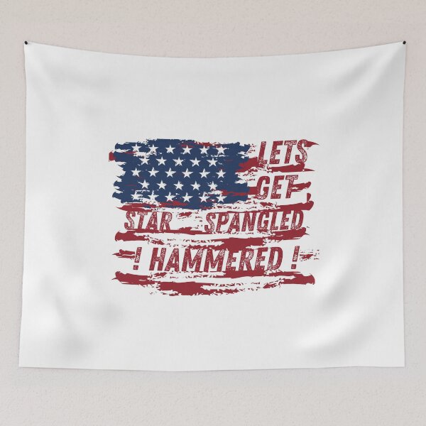 Item preview, Lets get star spangled hammered designed and sold by SmartTShirtTime.