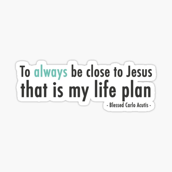 Item preview, Blessed Carlo Acutis Quote designed and sold by Teresa Alpha.