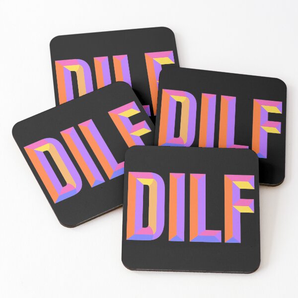 Item preview, Dilf - Beveled Text Typography Design  designed and sold by Gerhanj.