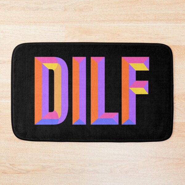 Item preview, Dilf - Beveled Text Typography Design  designed and sold by Gerhanj.