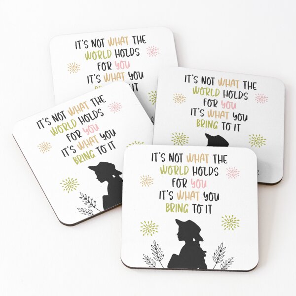 Item preview, It's not what the world holds forf you, Anne with an E designed and sold by Missbookshop.