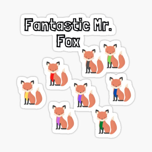 Item preview, FANTASTIC MR. FOX designed and sold by DINAH PHELMS ⭐ ⭐ ⭐ ⭐ ⭐.