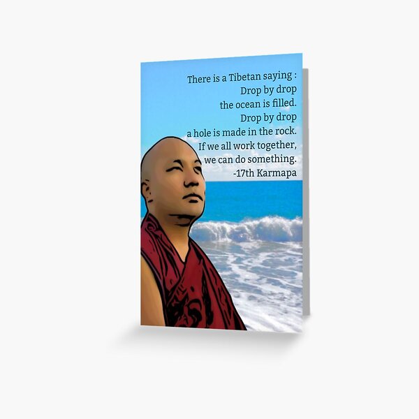 DROP BY DROP Greeting Card