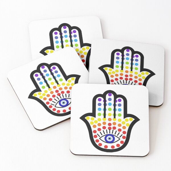 Item preview,  Hamsa Hand Fatima Evil Eye Pride designed and sold by Rustic Valley Studio.