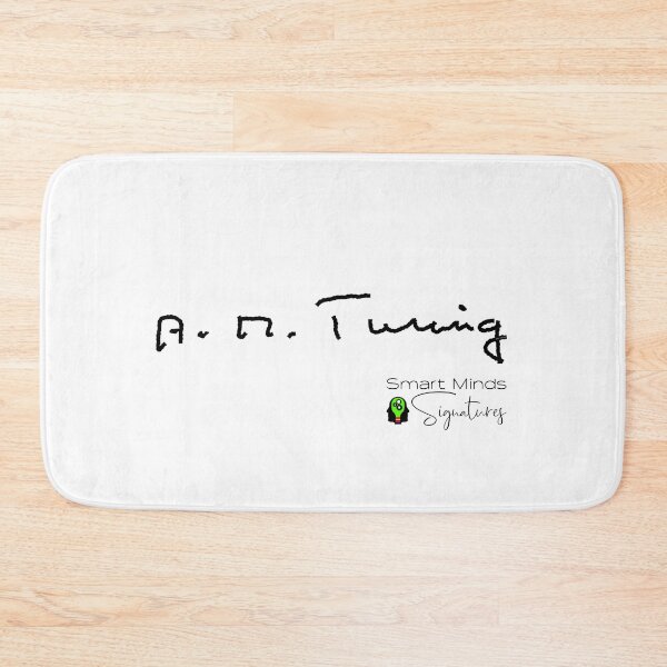 Item preview, Signatures Series A.M. Turing designed and sold by ThinkinClothing.