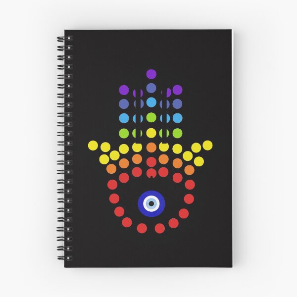 Item preview, hamsa hand pride evil eye designed and sold by Rustic Valley Studio.
