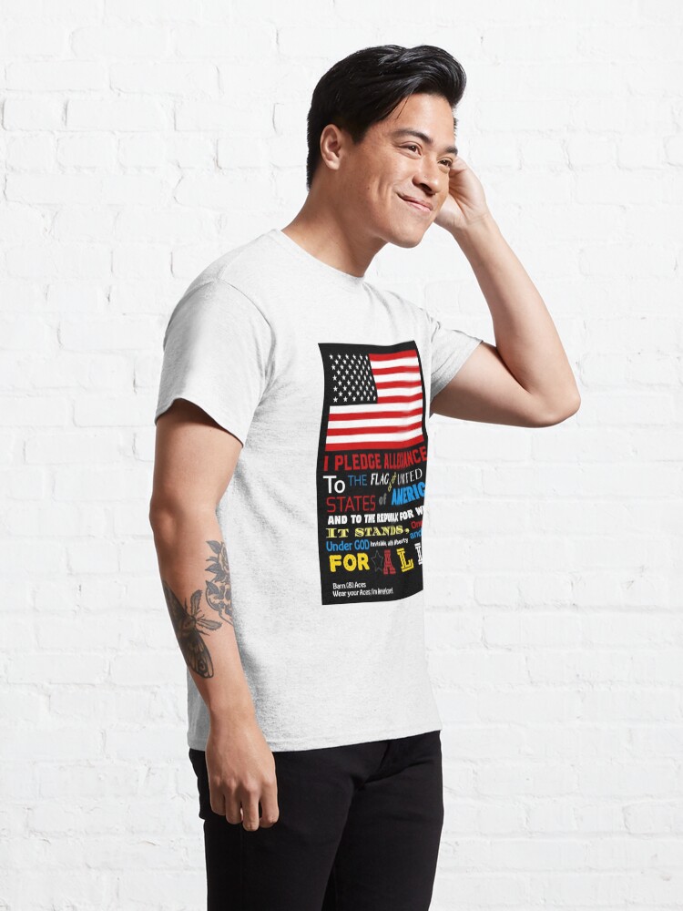 pledge of allegiance tee shirt