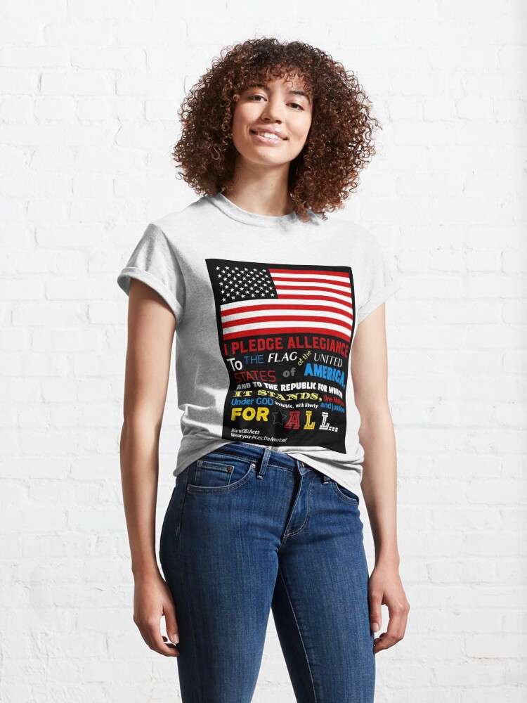pledge of allegiance tee shirt