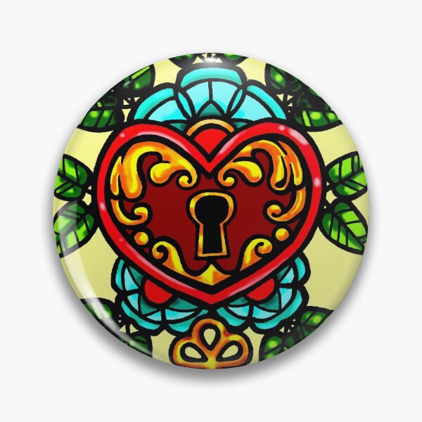 Item preview, Heart and Key Tattoo designed and sold by sandpiperstudio.