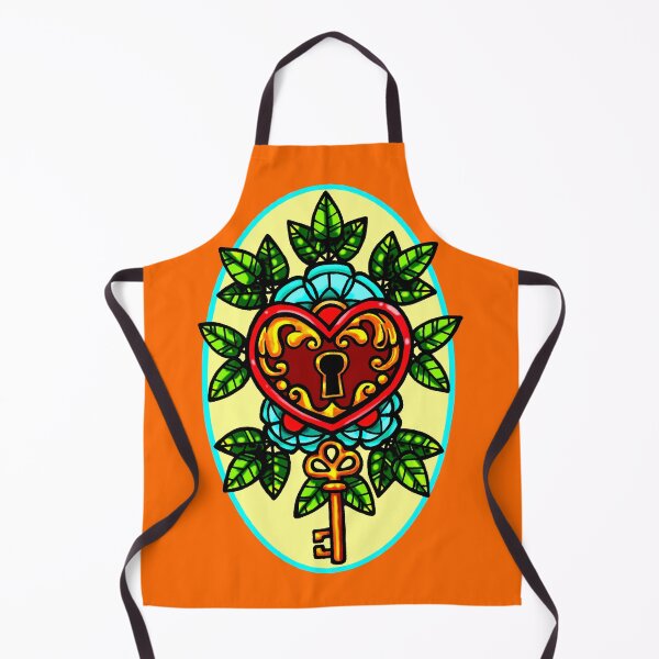 Item preview, Heart and Key Tattoo designed and sold by sandpiperstudio.