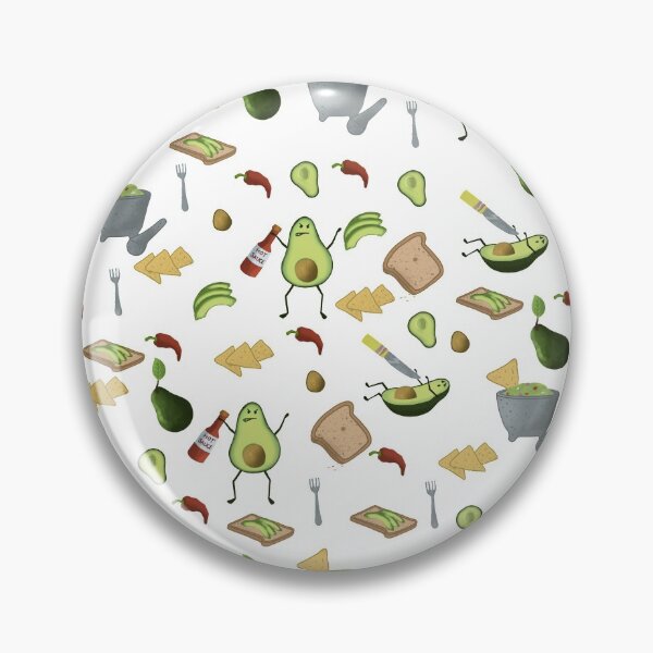 Artikelvorschau, Würziges Avocado-Muster entworfen und verkauft von DrawingWithT.