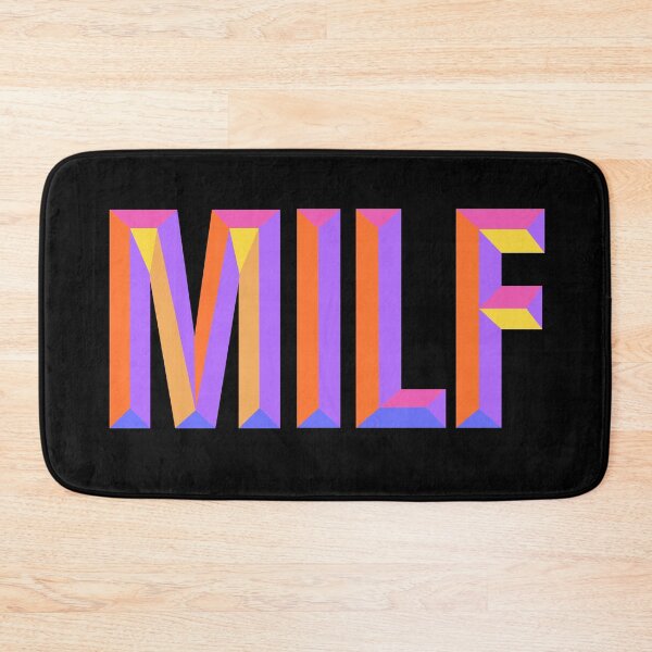 Item preview, Milf - Beveled Text Typography Design  designed and sold by Gerhanj.