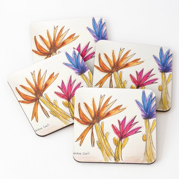 Item preview, Friendly Waving Cacti designed and sold by Norma Elyse Lindahl.