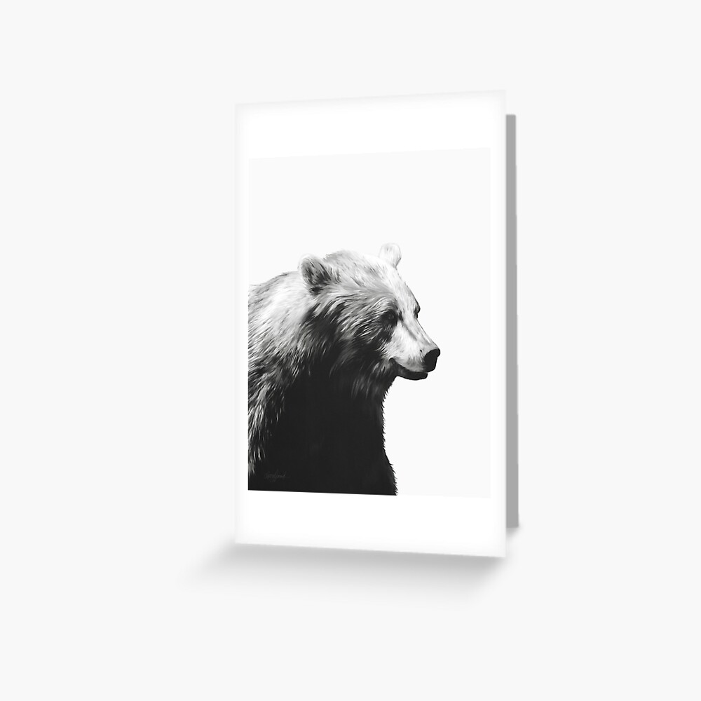 Bear // Calm Sketch Greeting Card