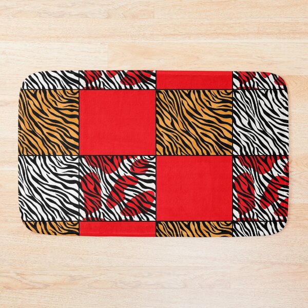 Item preview,  Red White And Brown Zebra Print Pattern designed and sold by FranzNCandy.